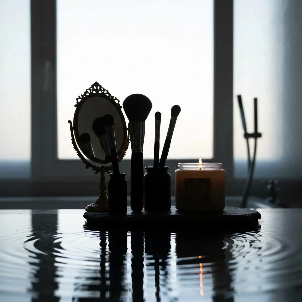 Assortment of disposable makeup brushes for various applications