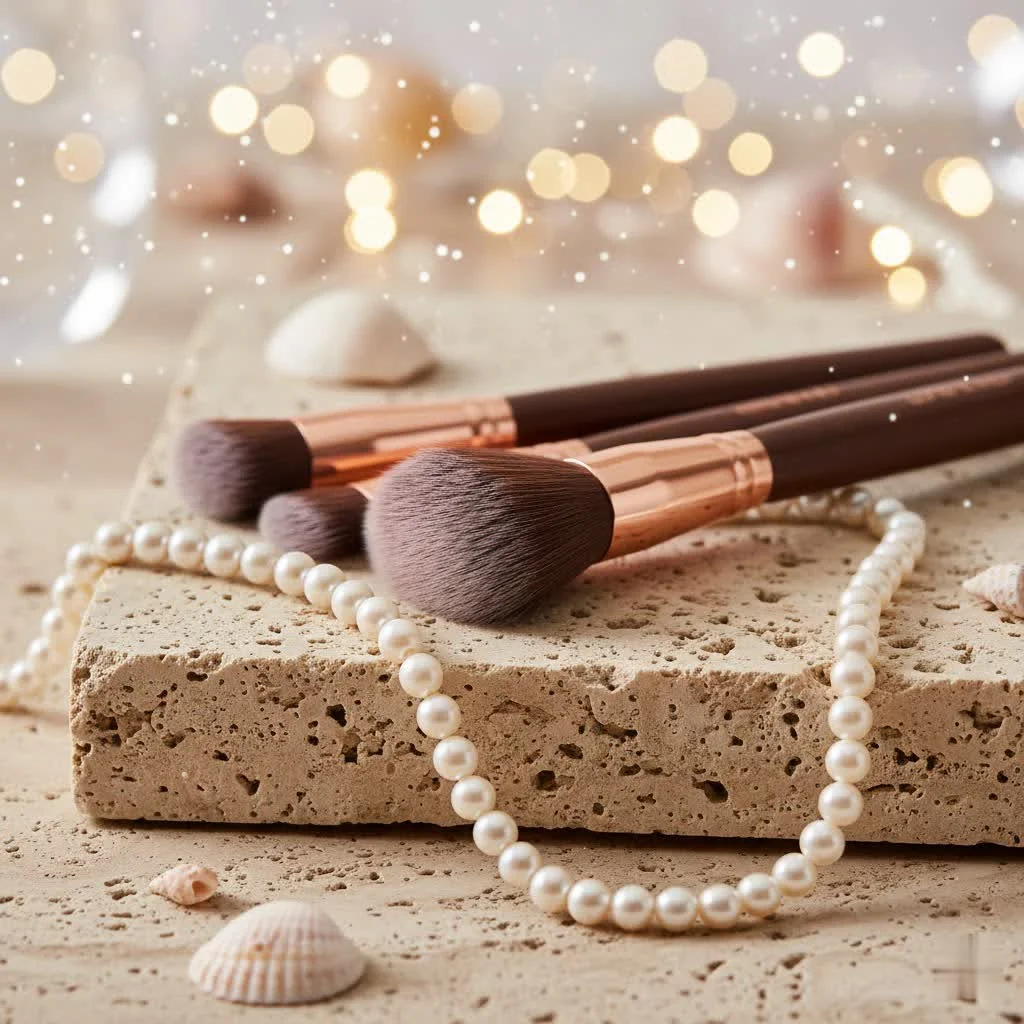 Assortment of e.l.f. makeup brushes for various applications